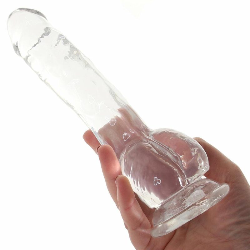 Dildos | Naturally Yours 8 Inch Crystalline Dildo In Clear Dildos Blush