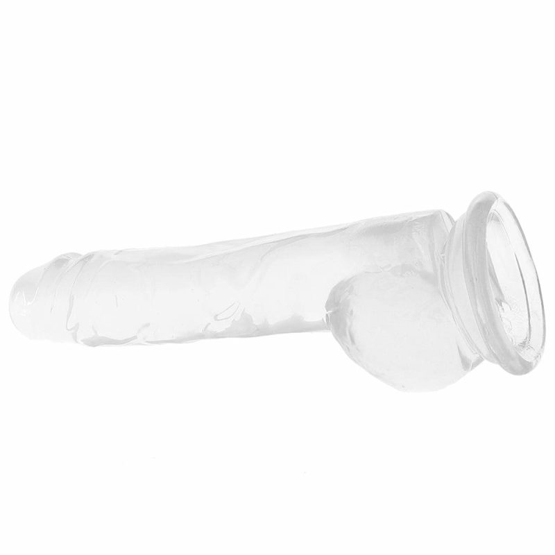 Dildos | Naturally Yours 8 Inch Crystalline Dildo In Clear Dildos Blush