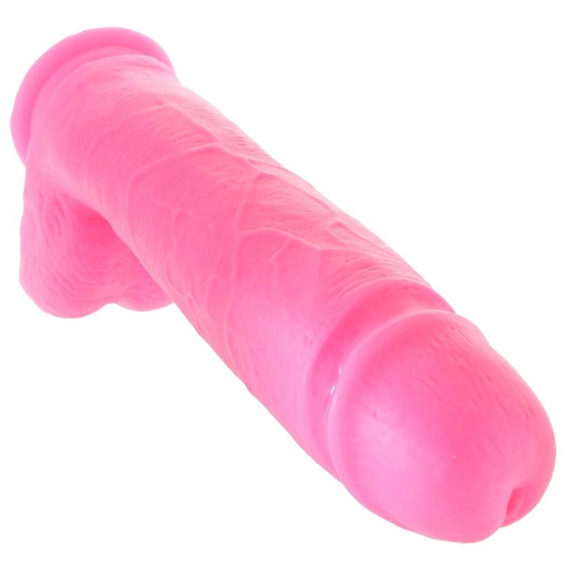 Dildos | Neo 10 Inch Dual Density Ballsy Dildo In Pink Dildos Blush