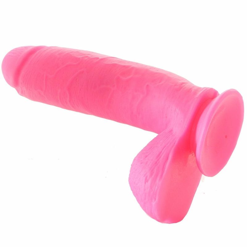 Dildos | Neo 10 Inch Dual Density Ballsy Dildo In Pink Dildos Blush