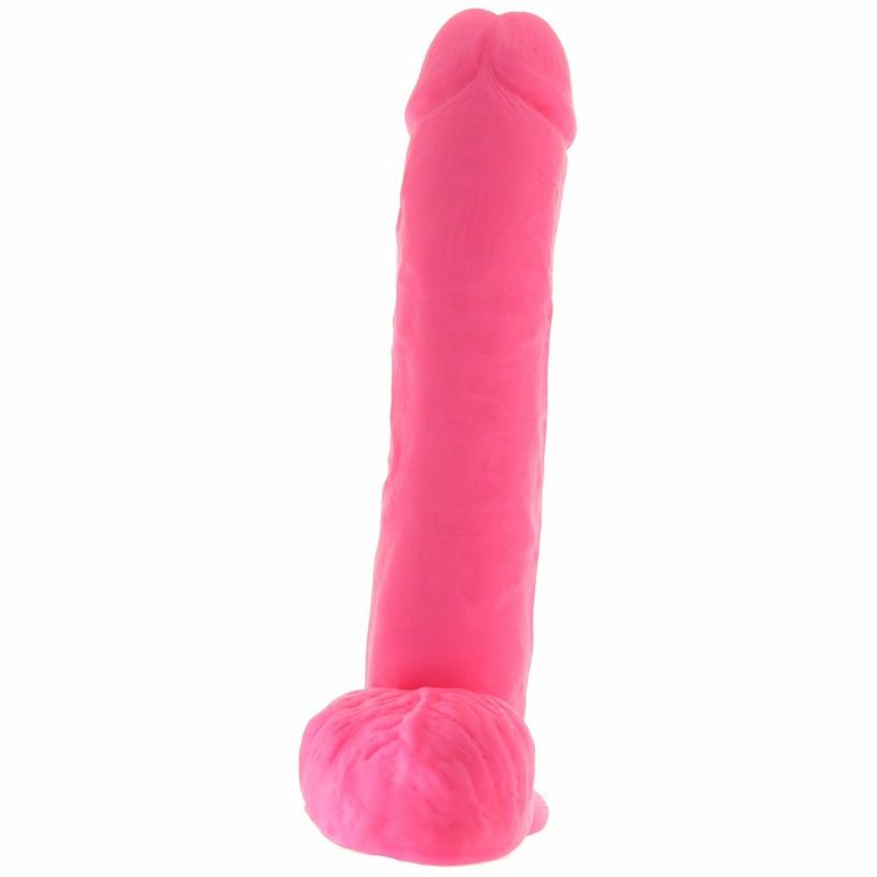 Dildos | Neo 11 Inch Dual Density Ballsy Dildo In Pink Dildos Blush