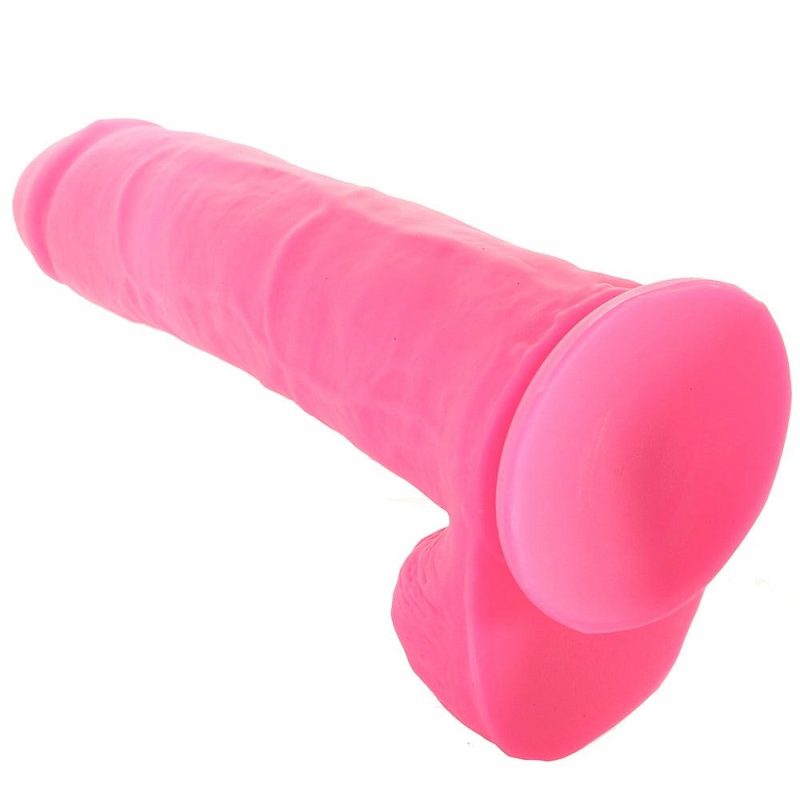 Dildos | Neo 11 Inch Dual Density Ballsy Dildo In Pink Dildos Blush