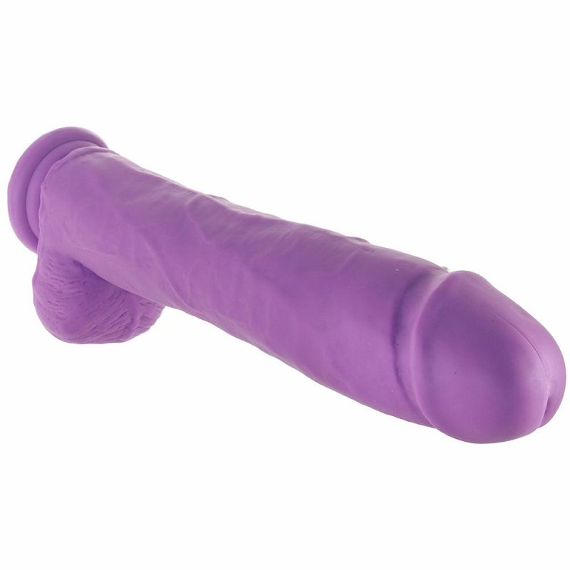 Dildos | Neo 11 Inch Dual Density Ballsy Dildo In Purple Dildos Blush