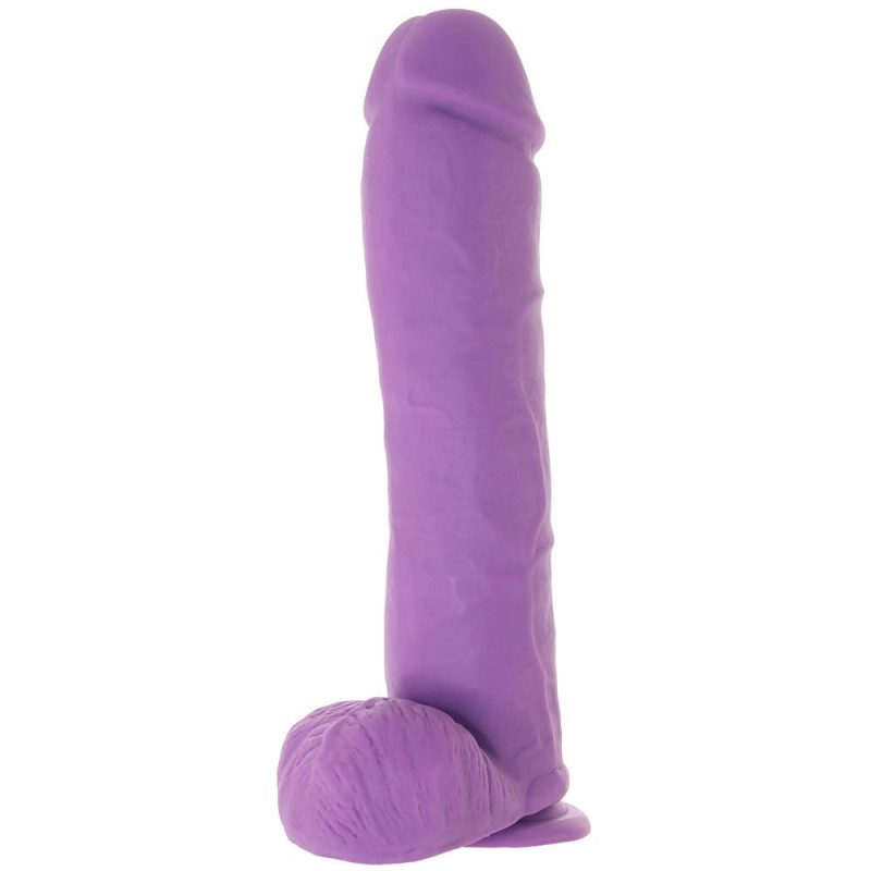 Dildos | Neo 11 Inch Dual Density Ballsy Dildo In Purple Dildos Blush