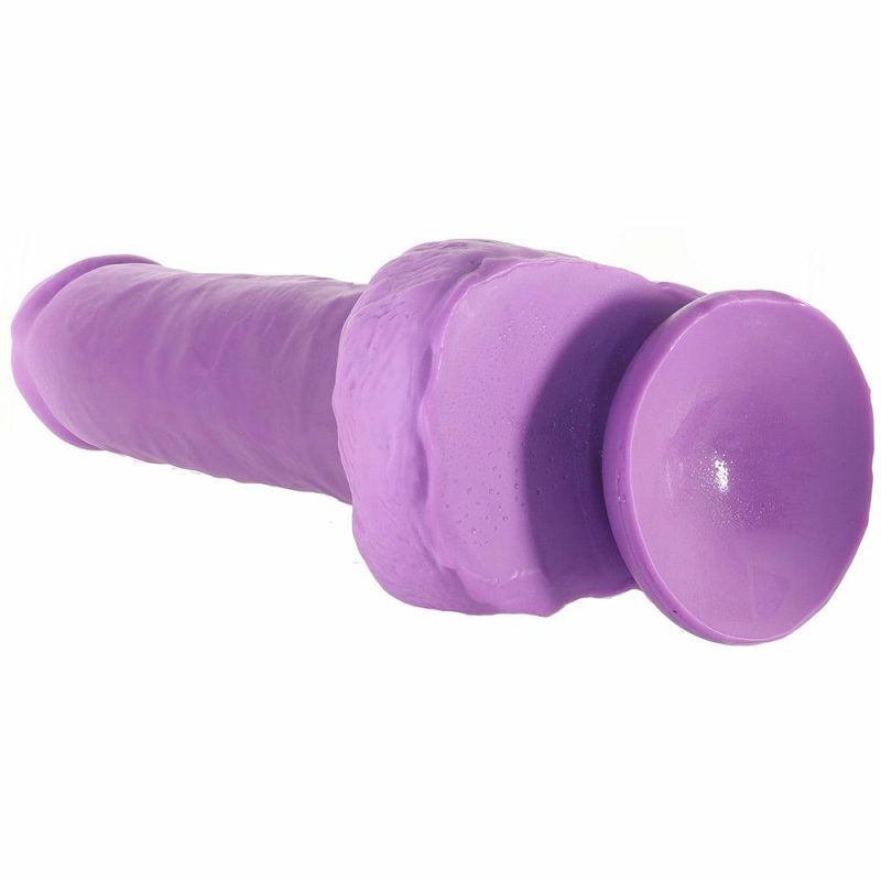 Dildos | Neo 11 Inch Dual Density Ballsy Dildo In Purple Dildos Blush