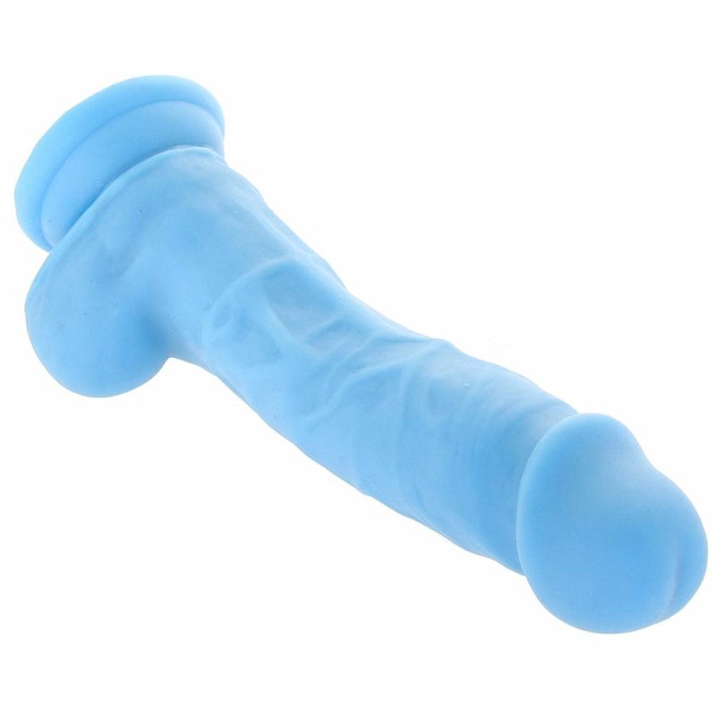 Dildos | Neo 7.5 Inch Dual Density Cock With Balls In Blue Dildos Blush