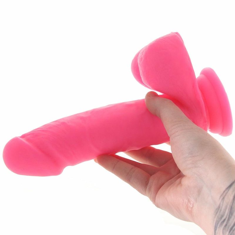 Dildos | Neo 8 Inch Dual Density Ballsy Dildo In Pink Dildos Blush