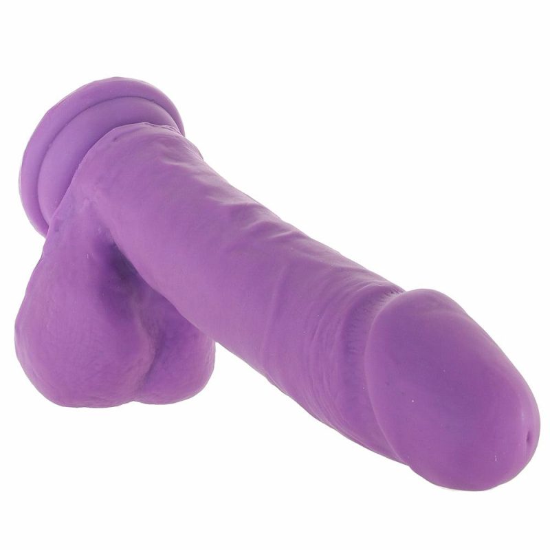 Dildos | Neo 8 Inch Dual Density Ballsy Dildo In Purple Dildos Blush