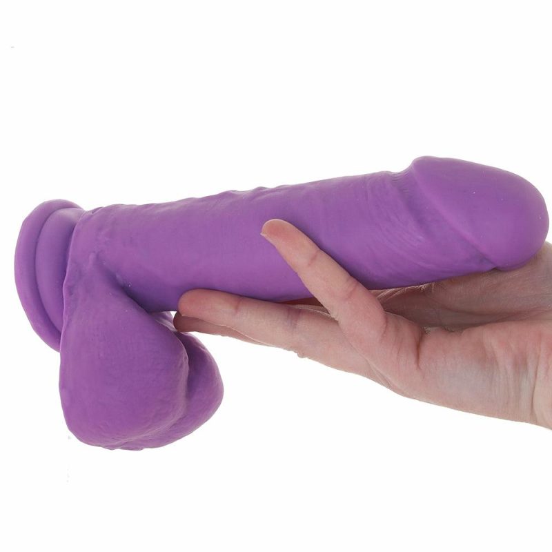 Dildos | Neo 8 Inch Dual Density Ballsy Dildo In Purple Dildos Blush