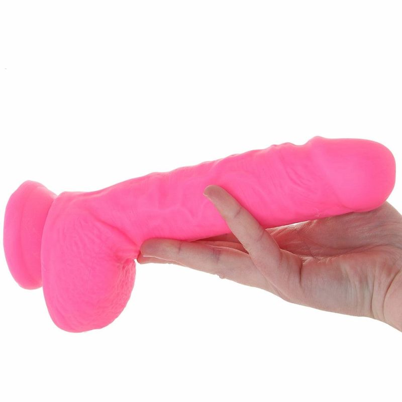 Dildos | Neo 9 Inch Dual Density Ballsy Dildo In Pink Dildos Blush