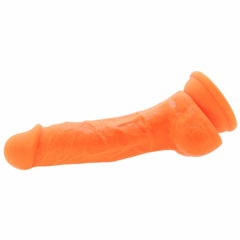 Dildos | Neo Elite 7.5 Inch Dual Density Silicone Cock In Orange Dildos Blush