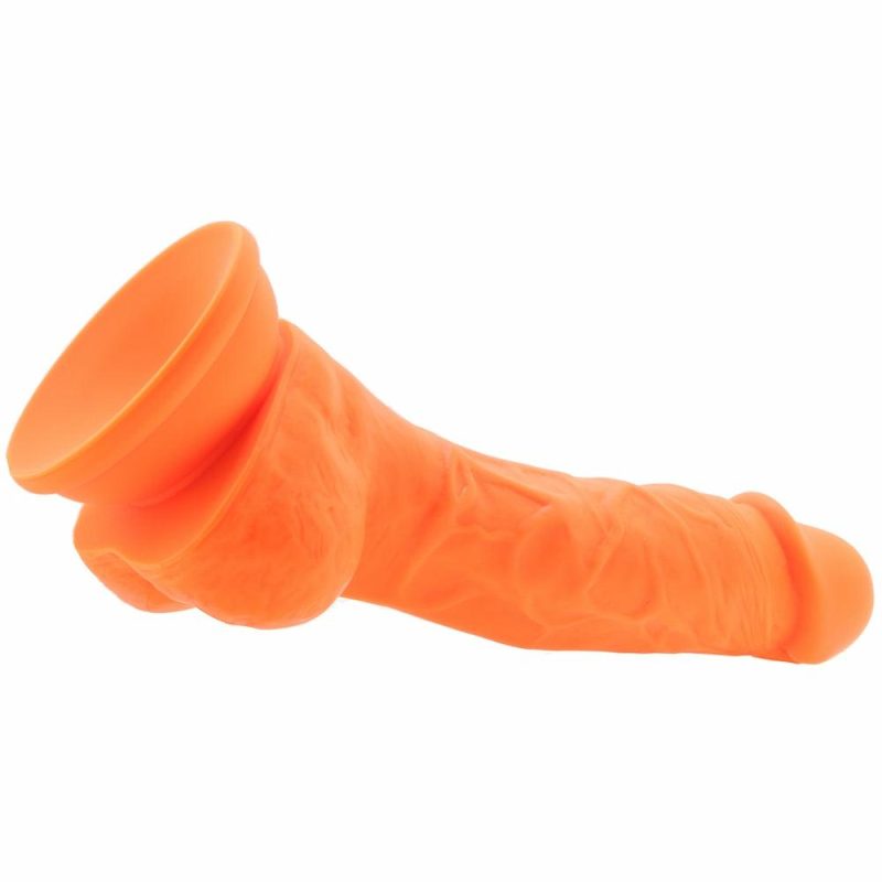 Dildos | Neo Elite 7.5 Inch Dual Density Silicone Cock In Orange Dildos Blush