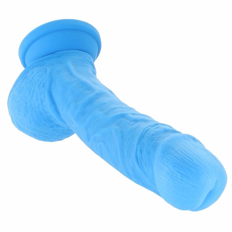 Dildos | Neo Elite 9 Inch Dual Density Silicone Cock In Blue Dildos Blush