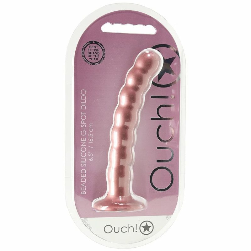 Dildos | Ouch! 6.5 Inch Beaded G-Spot Dildo Anal Sex Toys Anal Sex Toys