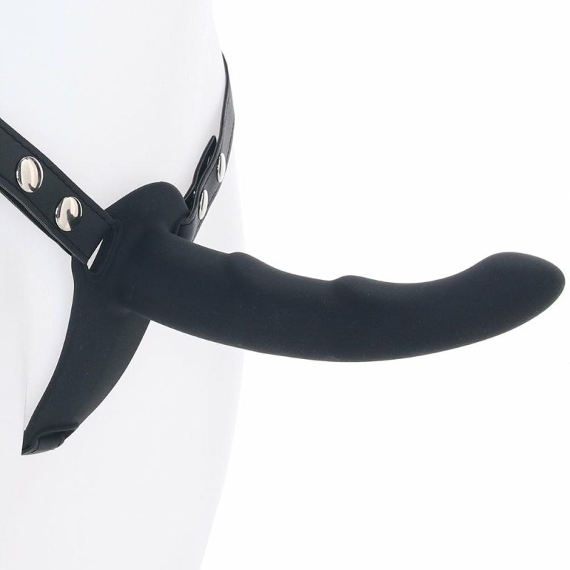 Dildos | Ouch! Adjustable Dual Ridged Strap-On Vibe Dildos Dildos