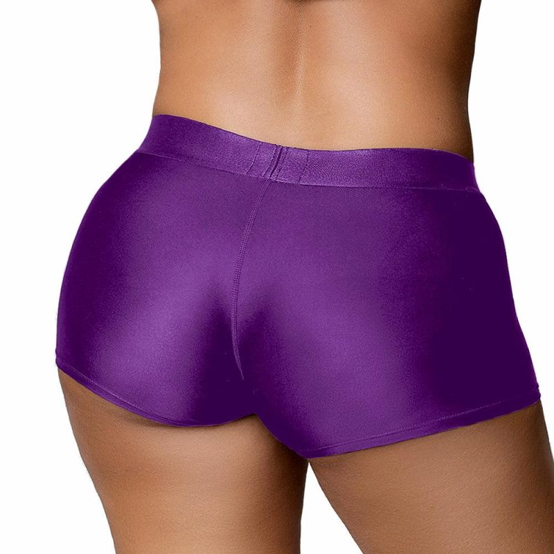 Dildos | Ouch! Vibrating Purple Strap-On Boxer In Xl/2Xl Dildos Dildos