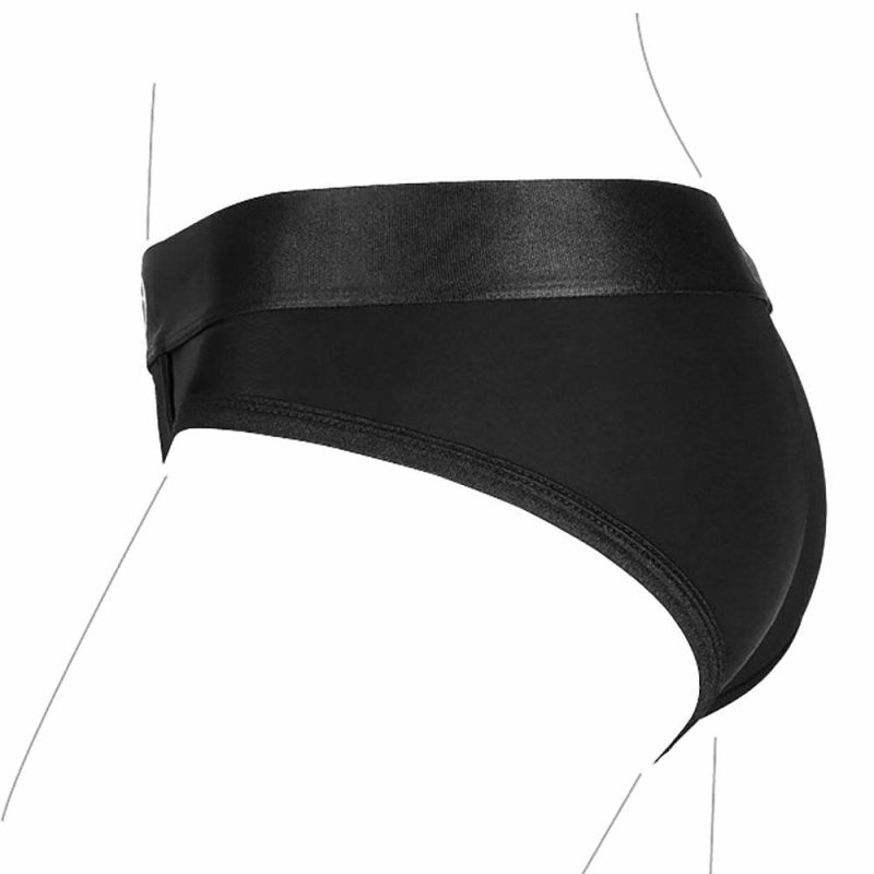 Dildos | Ouch! Vibrating Strap-On High Cut Brief In Xs/S Dildos Dildos