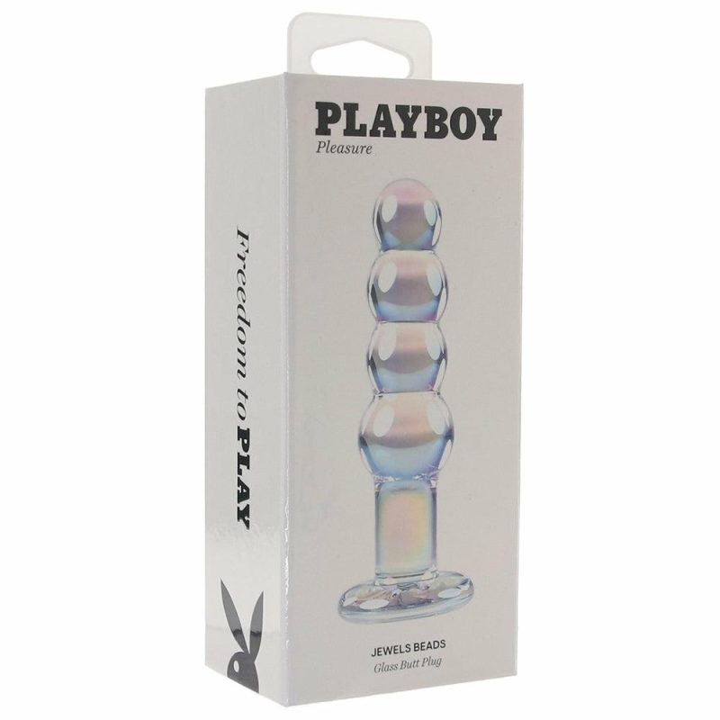 Dildos | Playboy Jewels Beads Glass Plug Anal Sex Toys Anal Sex Toys