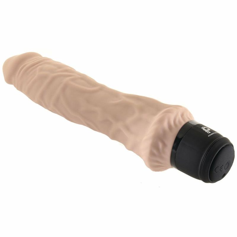 Dildos | Power Cock 8 Inch Girthy Realistic Vibe In Light Dildos Dildos