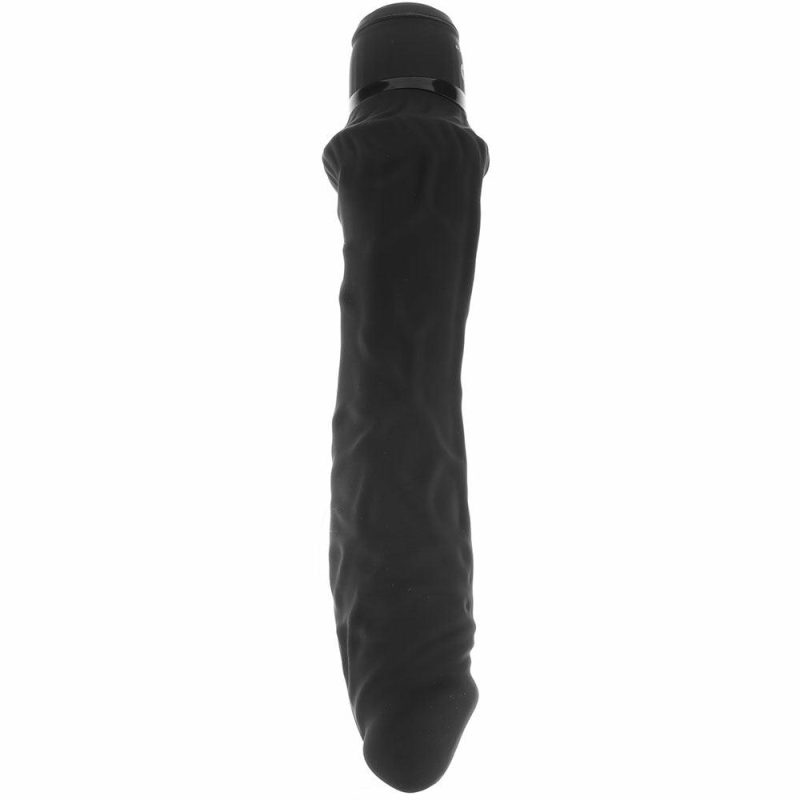 Dildos | Powercock 8 Inch Girthy Realistic Vibe In Black Dildos Black