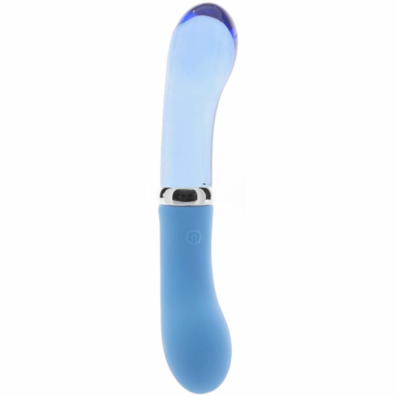 Dildos | Prisms Bleu Dual Ended Silicone And Glass G-Vibe Dildos Blue