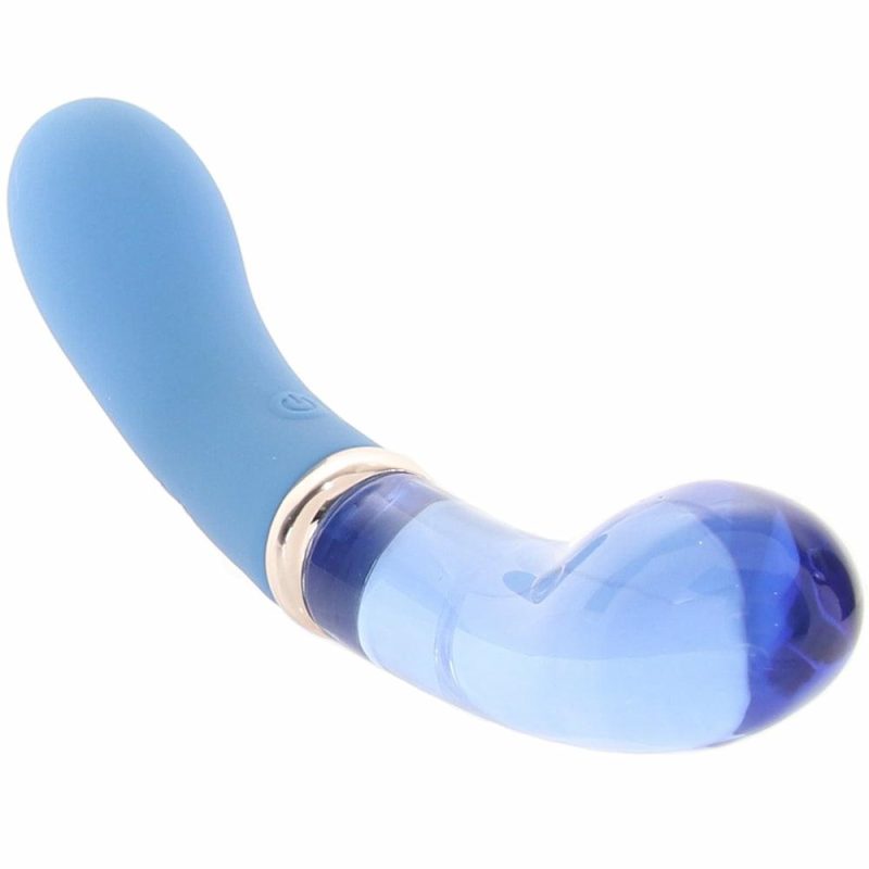 Dildos | Prisms Bleu Dual Ended Silicone And Glass G-Vibe Dildos Blue