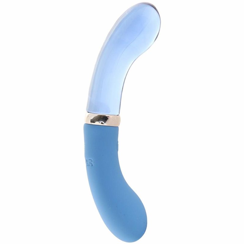 Dildos | Prisms Bleu Dual Ended Silicone And Glass G-Vibe Dildos Blue