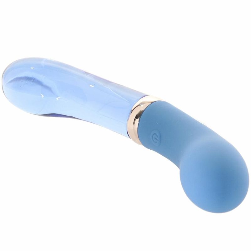 Dildos | Prisms Bleu Dual Ended Silicone And Glass G-Vibe Dildos Blue