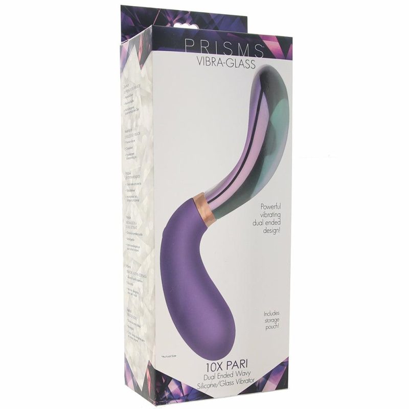 Dildos | Prisms Pari Dual Ended Wavy Silicone And Glass Vibe Dildos Dildos