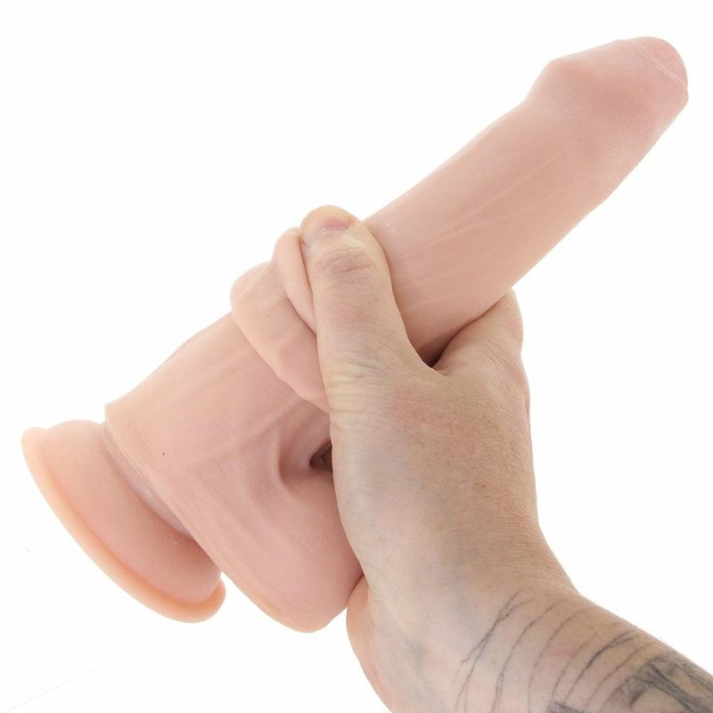 Dildos | Real Cocks Uncut Thin Tip 8.5 Inch Sliders Dildo In Vanilla Dildos Dildos