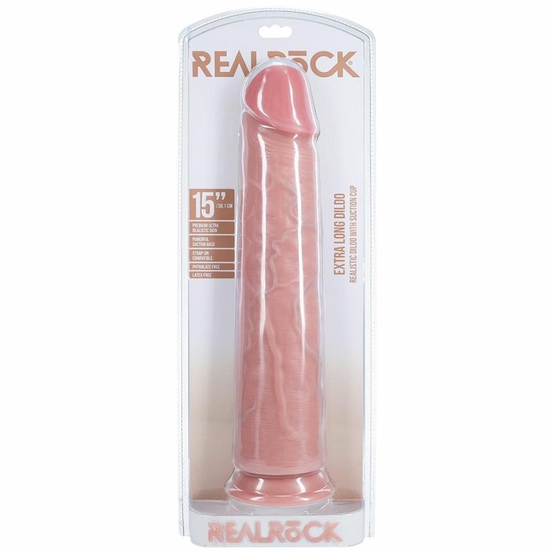 Dildos | Real Rock 15 Inch Extra Long Dildo In Light Dildos Dildos