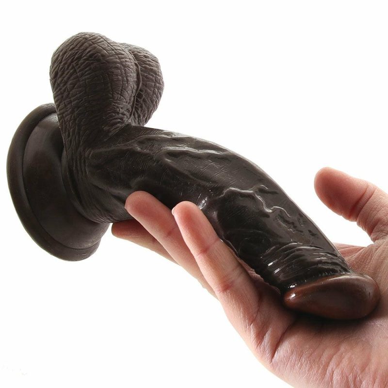 Dildos | Real Skin Whoppers 6.5 Inch Dildo In Brown Dildos Dildos