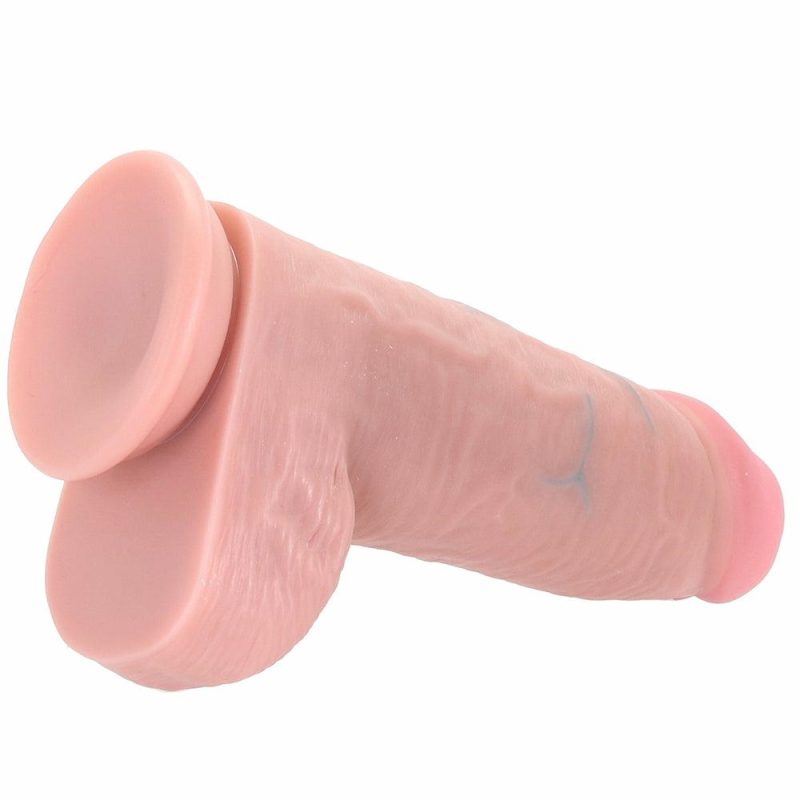 Dildos | Realrock 10 Inch Extra Thick Ballsy Dildo In Light Dildos Dildos