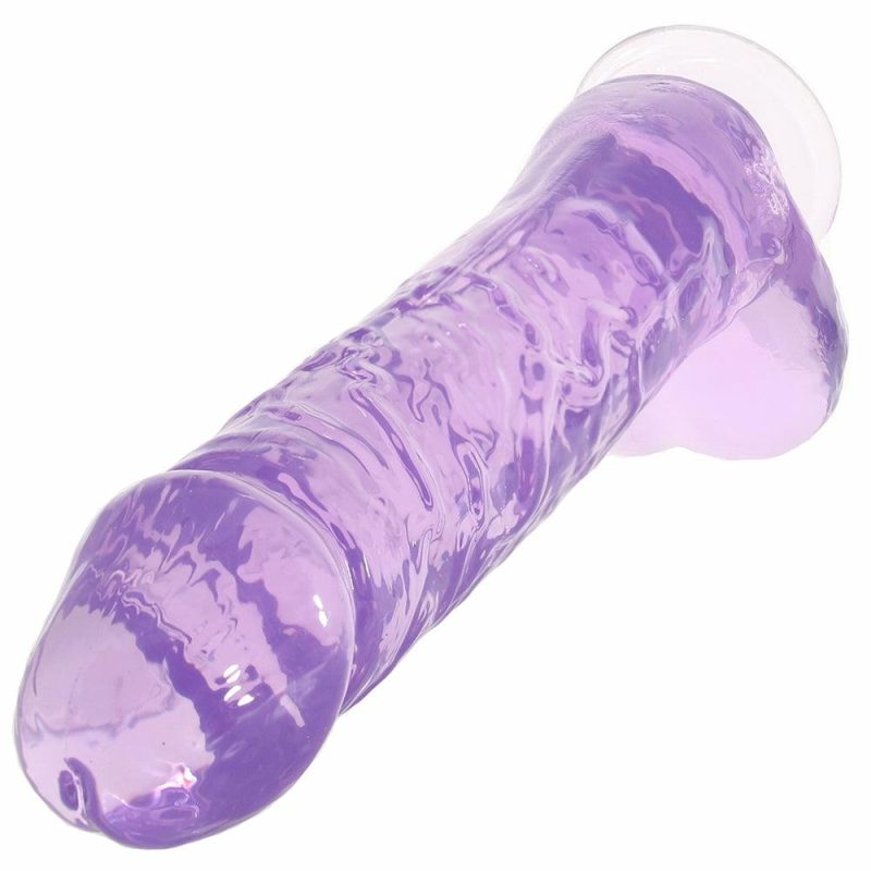 Dildos | Realrock 10 Inch Realistic Ballsy Dildo In Purple Dildos Dildos