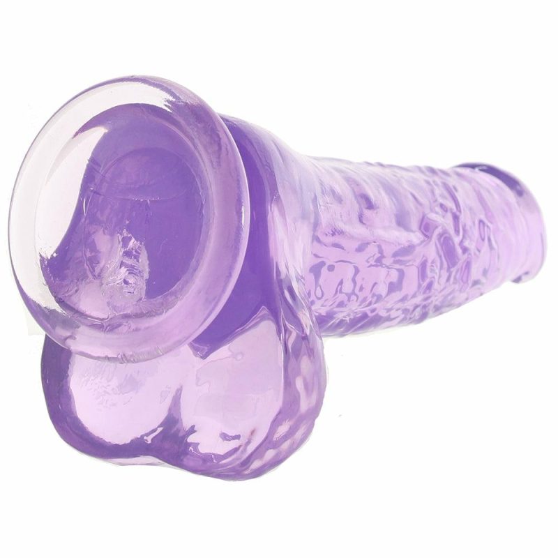 Dildos | Realrock 10 Inch Realistic Ballsy Dildo In Purple Dildos Dildos