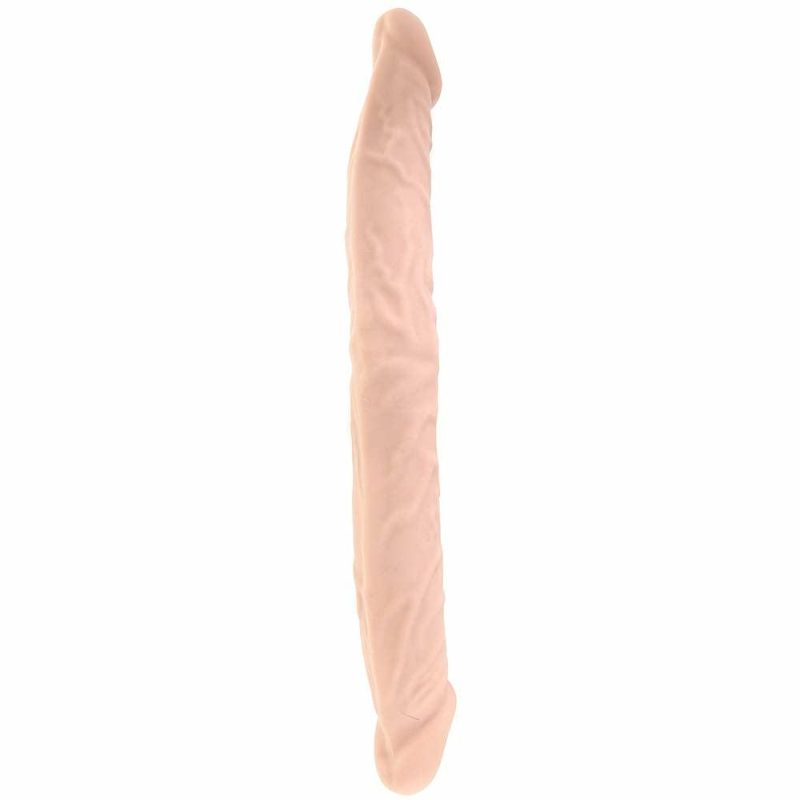 Dildos | Realrock 14 Inch Double Dildo In White Dildos Dildos