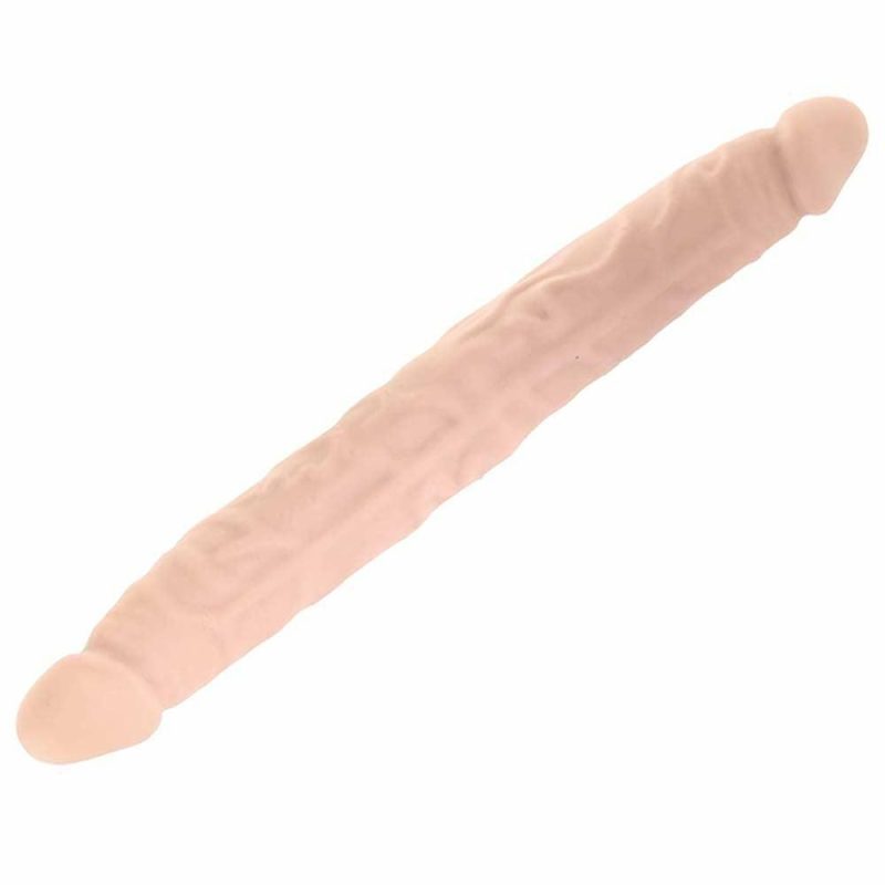 Dildos | Realrock 14 Inch Double Dildo In White Dildos Dildos