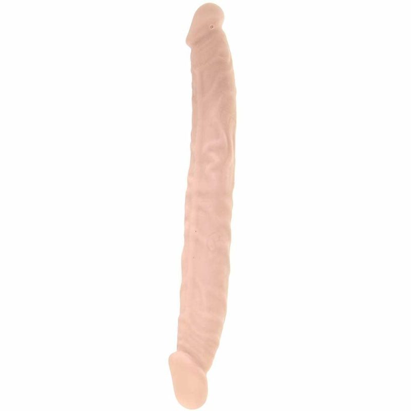 Dildos | Realrock 14 Inch Double Dildo In White Dildos Dildos