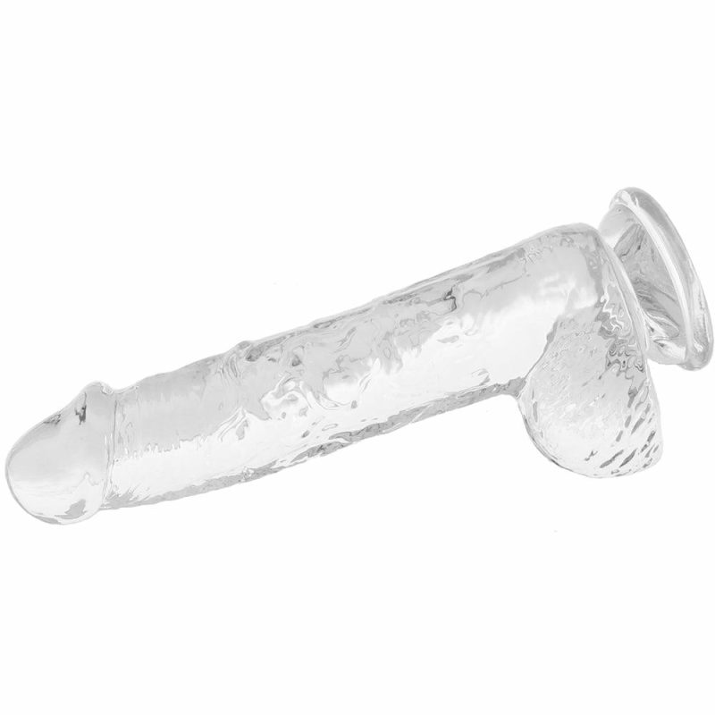 Dildos | Realrock 6 Inch Realistic Ballsy Dildo In Crystal Clear Dildos Dildos