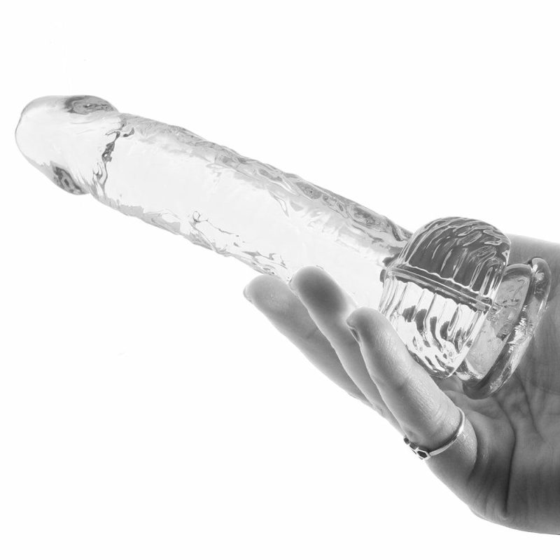 Dildos | Realrock 6 Inch Realistic Ballsy Dildo In Crystal Clear Dildos Dildos