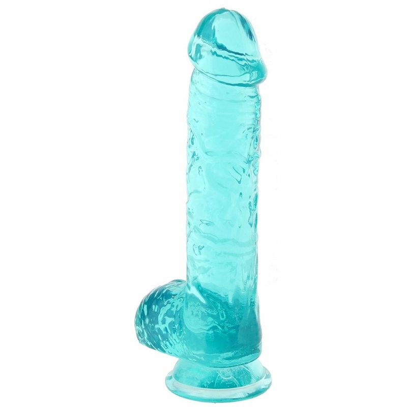 Dildos | Realrock 6 Inch Realistic Ballsy Dildo In Turquoise Dildos Dildos