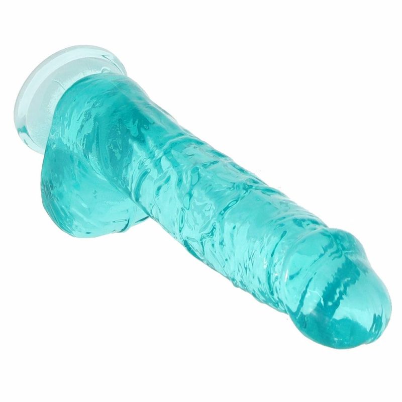 Dildos | Realrock 6 Inch Realistic Ballsy Dildo In Turquoise Dildos Dildos