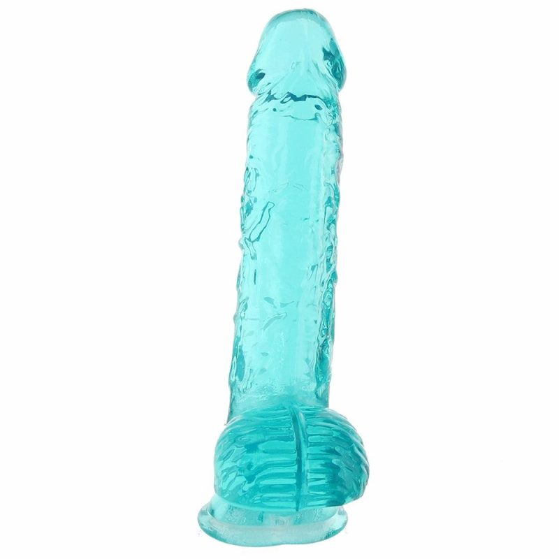 Dildos | Realrock 6 Inch Realistic Ballsy Dildo In Turquoise Dildos Dildos