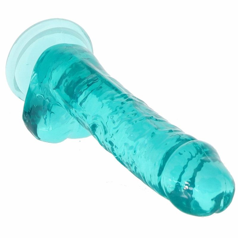 Dildos | Realrock 7 Inch Realistic Ballsy Dildo In Turquoise Dildos Dildos