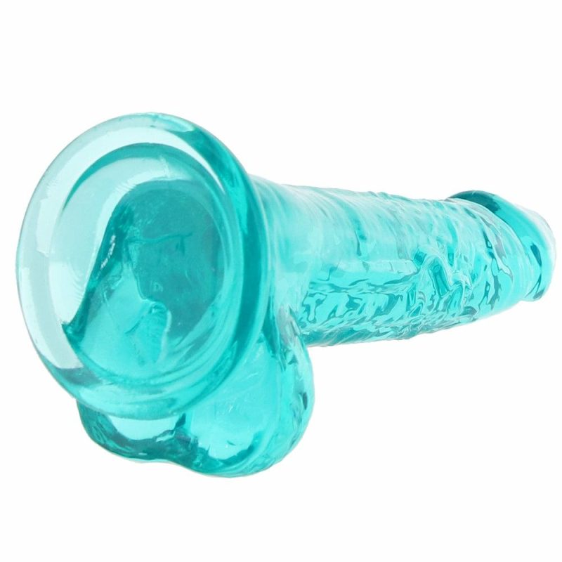 Dildos | Realrock 7 Inch Realistic Ballsy Dildo In Turquoise Dildos Dildos