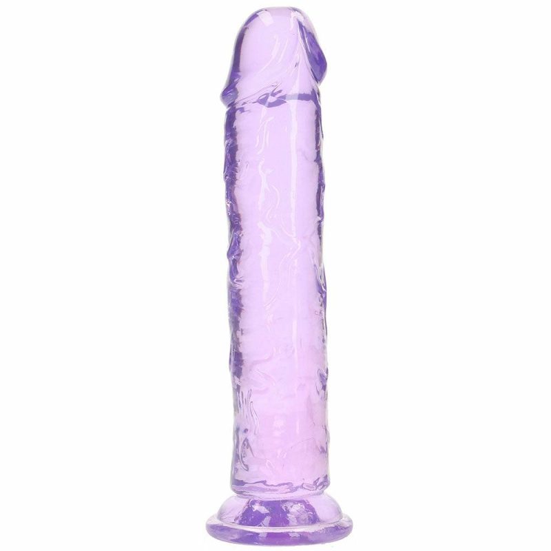 Dildos | Realrock Crystal Clear Jelly 10 Inch Dildo In Purple Dildos Dildos