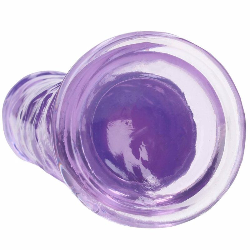 Dildos | Realrock Crystal Clear Jelly 10 Inch Dildo In Purple Dildos Dildos