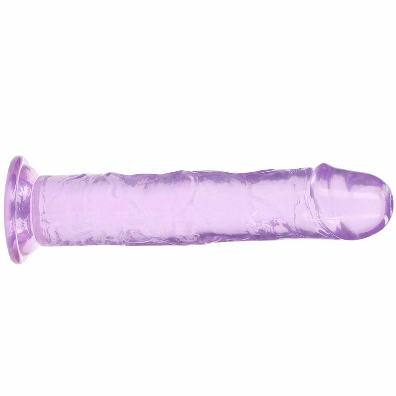 Dildos | Realrock Crystal Clear Jelly 11 Inch Dildo In Purple Dildos Dildos