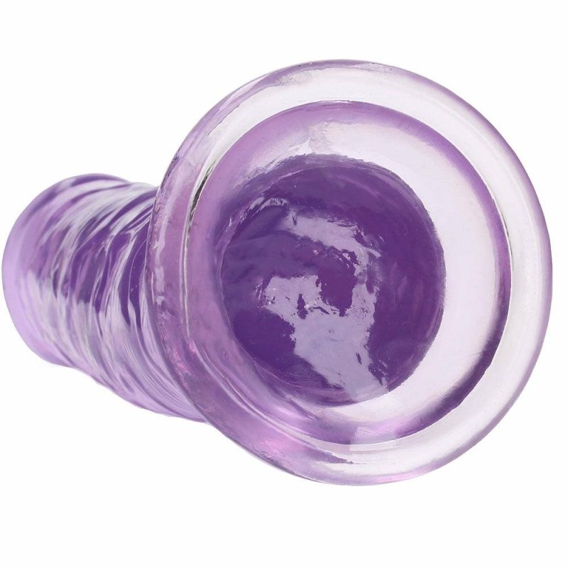 Dildos | Realrock Crystal Clear Jelly 11 Inch Dildo In Purple Dildos Dildos