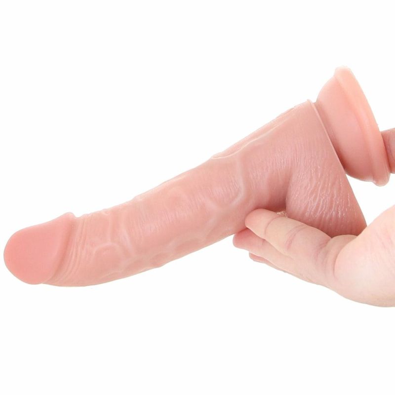 Dildos | Realrock Curved 6 Inch Ballsy Dildo In White Dildos Dildos